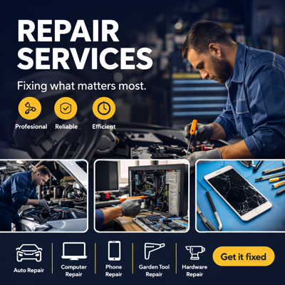MTPOS Software for Repair Services