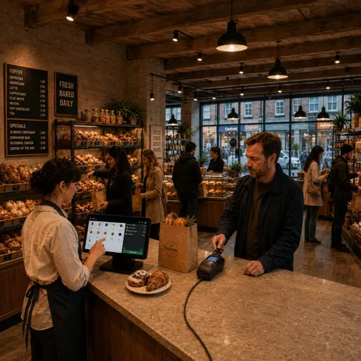 Keep the morning rush moving with fast checkout for fresh breads, pastries and coffee