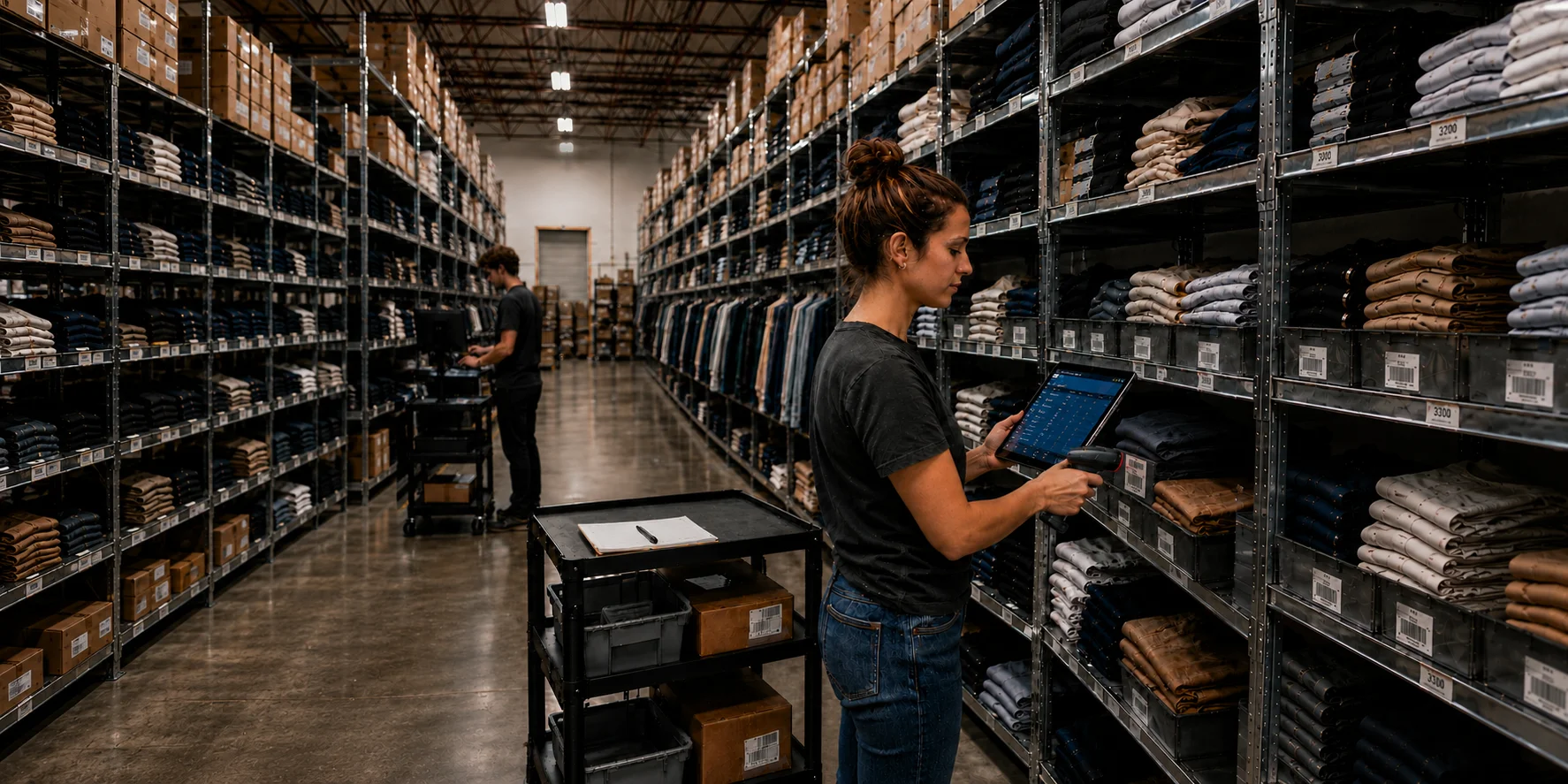MTPOS Inventory Management using iPad in Clothing warehouse