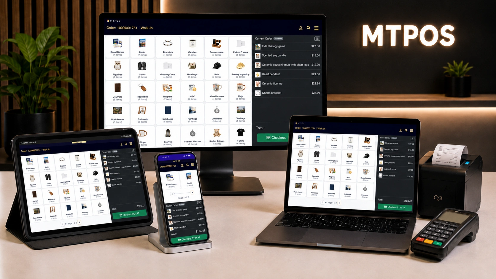 MicroTelecom apps running on Windows, Android, iPhone, iPad, and browser